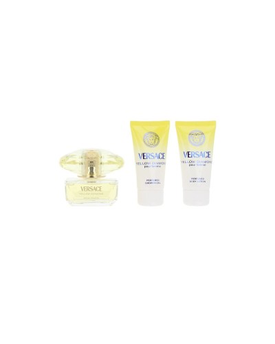 Set de Perfume Mujer Versace YELLOW DIAMOND 3 Piezas