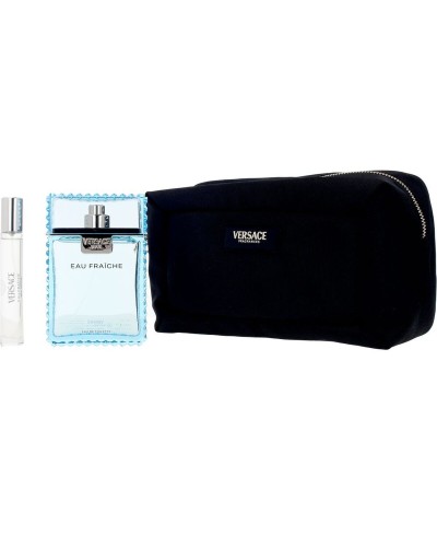 Men's Perfume Set Versace EAU FRAICHE MAN 3 Pieces
