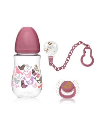 Biberon 250 ml Rosa