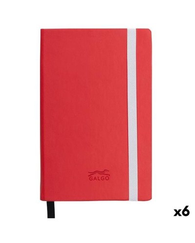 Notebook Galgo Red A6 (6 Units)