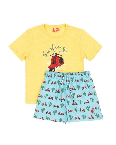 Completo Sportivo per Bambini Go & Win Fortra Giallo 2 Pezzi