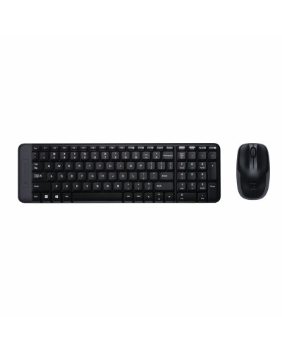 Clavier et souris sans fil Logitech MK220 QWERTY Anglais EEUU