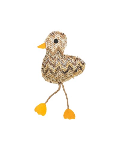 Jouet pour chats Trixie Canard Jaune Marron