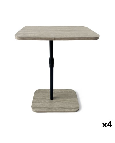 Side table MobleKit Brown Black 45 x 29 x 70 cm polypropylene MDF Wood (4 Units)