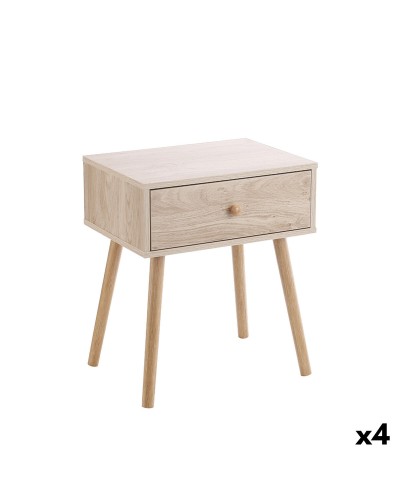 Comodino MobleKit Marrone 40 x 30 x 47 cm Legno MDF (4 Unità)