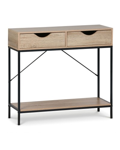 Gemakkelijk verplaatsbare meubels MobleKit Bruin Zwart 80 x 30 x 75 cm