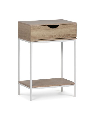 Occasional Furniture MobleKit White Brown 45 x 30 x 68 cm Wood Metal