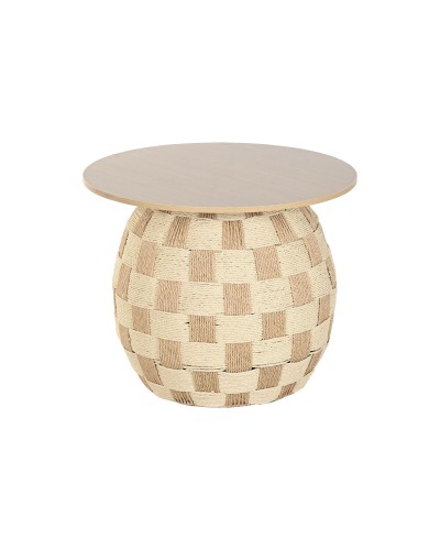 Tavolo aggiuntivo Home ESPRIT Naturale 60 x 60 x 48 cm