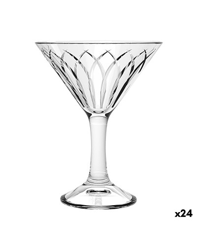 Cocktail glass La Mediterránea Phasai seu Transparent Glass 200 ml (24 Units)