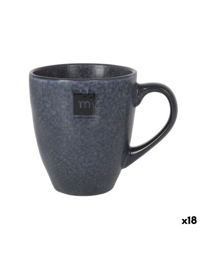 Tasse mug La Mediterránea Nebula Gris 410 ml Céramique (18 Unités)