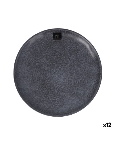 Eetbord La Mediterránea Nebula Grijs Keramisch Ø 20 cm (12 Stuks)