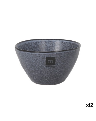 Bowl La Mediterránea Nebula Grey Ceramic 630 ml (12 Units)