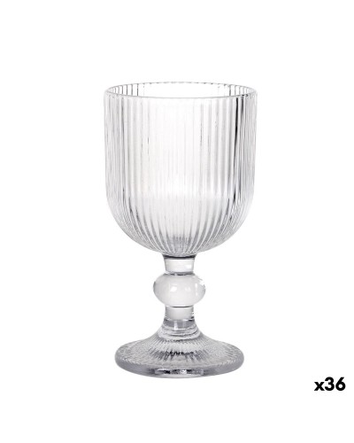 Copa La Mediterránea Sonella Transparente Vidrio 360 ml (36 Unidades)