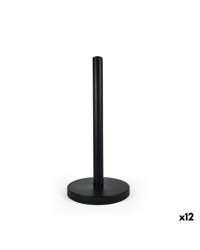 Kitchen Paper holder Quttin Black Steel 32 x 32 x 15 cm (12 Units)