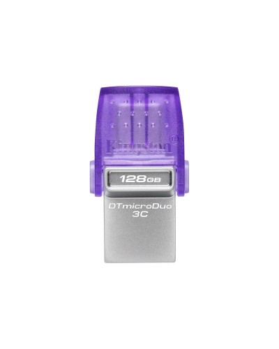 Memoria USB Kingston microDuo 3C Negro Morado 128 GB
