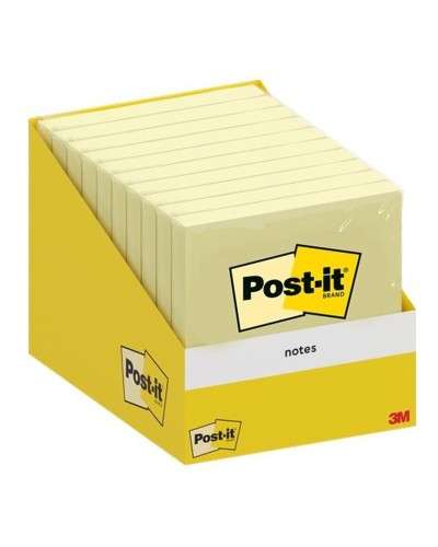 Notes Adhésives Post-it 7100317841 Jaune 76 x 76 mm A7 Standard