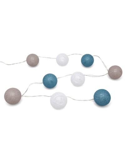 Bollkrans med LED 150 cm