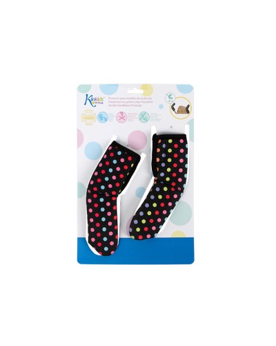 Funda Protectora Negro Lunares