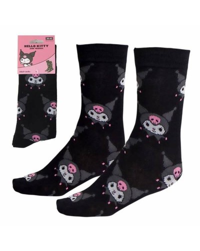 Calzini Hello Kitty Kuromi  black 36-43