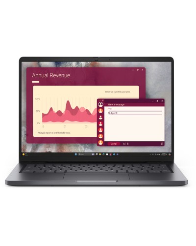 Laptop Dell 14" Intel Core 5 120U 16 GB RAM 512 GB SSD Qwerty in Spagnolo