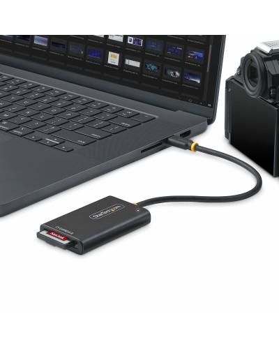 Externes Kartenlesegerät Startech 1B-USB-C-CFE-ADAPTER Schwarz