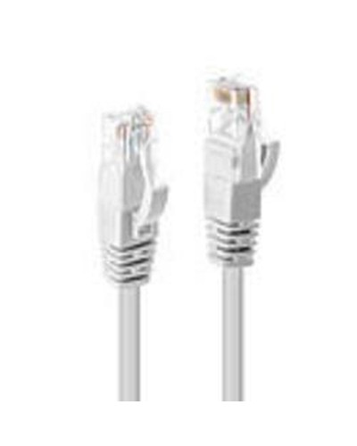 Cable de Red Rígido UTP Categoría 6 LINDY 48096 Blanco 7,5 m 1 unidad