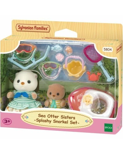 Personnage articulé Sylvanian Families Las hermanas nutrias marinas animaux