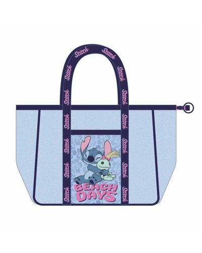 Borsa da Mare Stitch Azzurro 62,0 x 39,0 x 20,0 cm