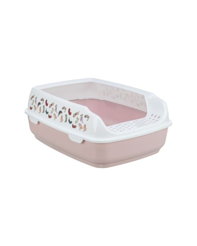 Cat Litter Box Trixie Delio White Lilac Plastic 38 × 20 × 50 cm