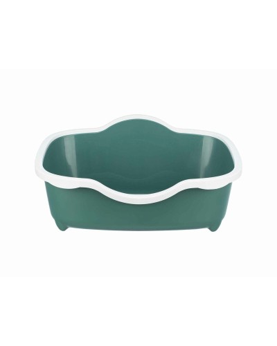 Arenero para Gatos Trixie Davio Blanco Verde Plástico 56 x 26 x 39 cm