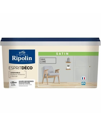 Peinture d'Apprêt Ripolin Gris Satiné 2,5 L