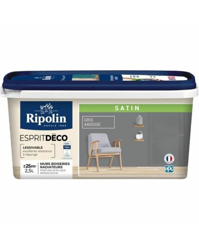 Grundfärg Ripolin Grå Satinfinish 2,5 L