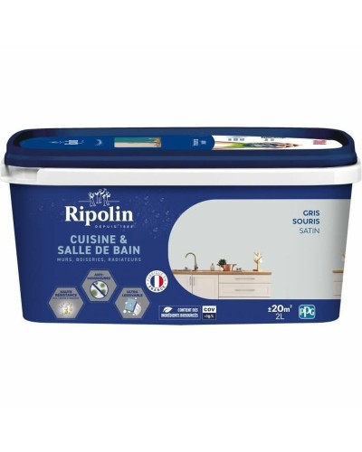 Peinture d'Apprêt Ripolin Gris Mat 2 L