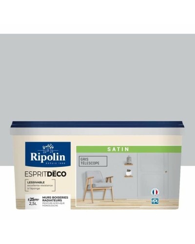 Pintura de Imprimación Ripolin Gris Satinado 2,5 L