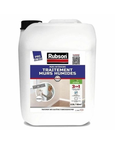 Peinture d'Apprêt Rubson Transparent Mat 2,5 L