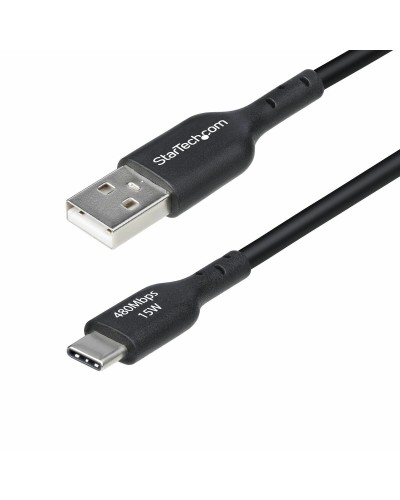 Startech Cavo USB 2.0 A-C Nero 2m - Ricarica & Trasferimento Dati
