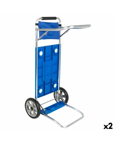 Multifunktionell Strandvagn Aktive Aluminium polypropen 50 x 105 x 52 cm (2 antal)