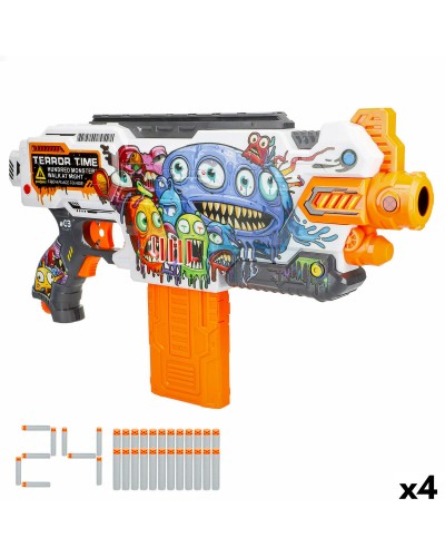 Pistool met pijltjes Colorbaby 43 x 25 x 6,5 cm 4 Stuks