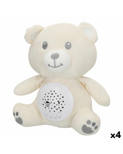 Plush Toy Projector Colorbaby Plush Plastic 20 x 25 x 12 cm (4 Units)