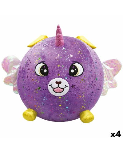Peluche Eolo Morado Felpa Plástico 45 x 45 x 45 cm Hinchable (4 Unidades)