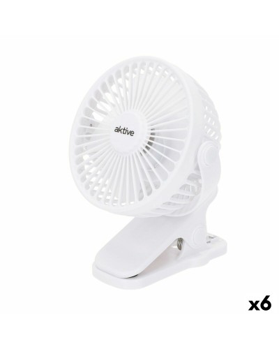 Ventilateur de Bureau Rechargeable Aktive (6 Unités)