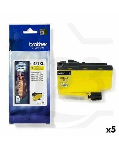 Cartuccia ad Inchiostro Originale Brother Giallo (5 Unità)