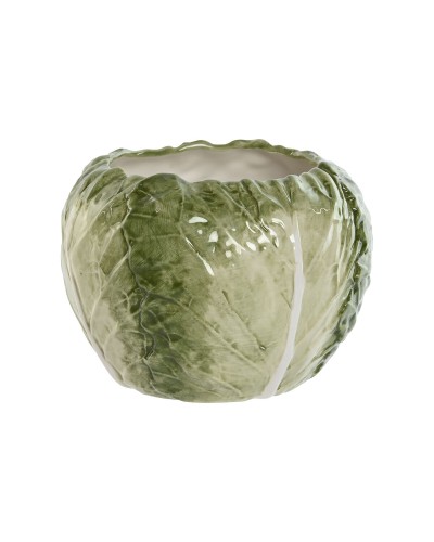 Ciotola ESPRIT in Gres Verde | Dimensioni 19,5 x 19,5 x 14 cm | Ideale per servire e decorare