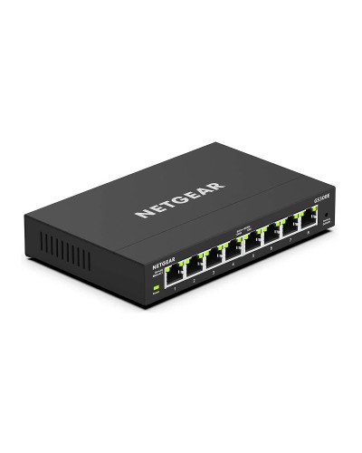 Netgear GS308E 8-Port Gigabit Ethernet Smart Managed Switch, Black
