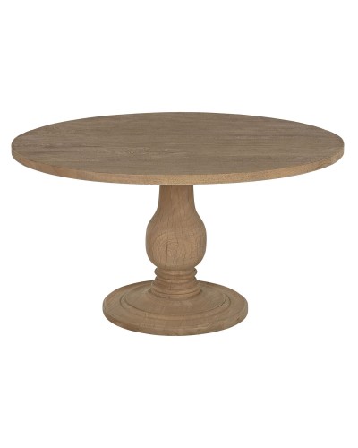 Tavolo da Pranzo Esprit in Legno di Mango 140x140cm per Cene Conviviali