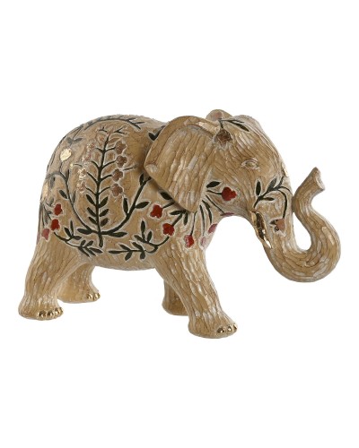 Decoratieve figuren Home ESPRIT Multicolour Olifant 32,5 x 12,5 x 21 cm