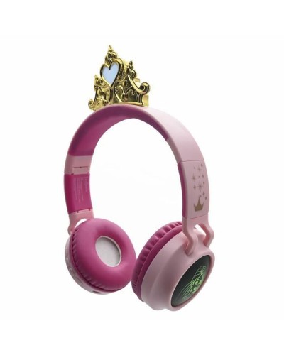 Lexibook Auricolari Bluetooth Disney Princess Rosa - Bambini e Musica
