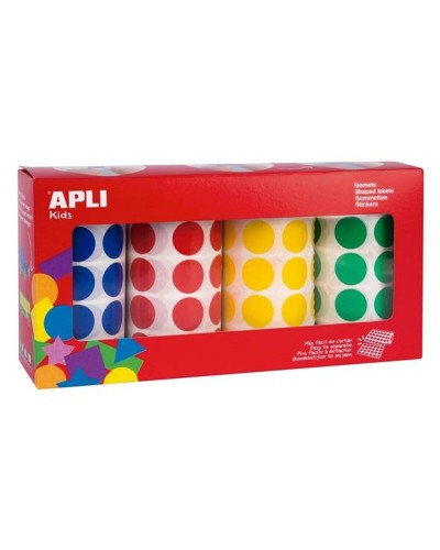 Apliques Adhesivos Redondos - Set 4 Uds, Decoraciones & Scrapbooking
