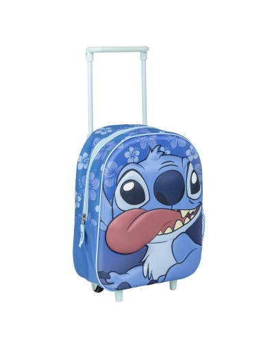 Cartable 3D avec roulettes Stitch