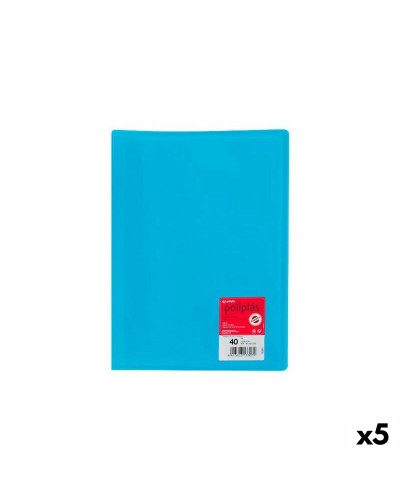 Grafoplas A4 Blue Polyplás Classifier - 5 Units Document Holder
